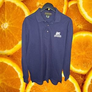 Country Cottons Penn State University Blue Polo Shirt‎ 100% Cotton Size Large